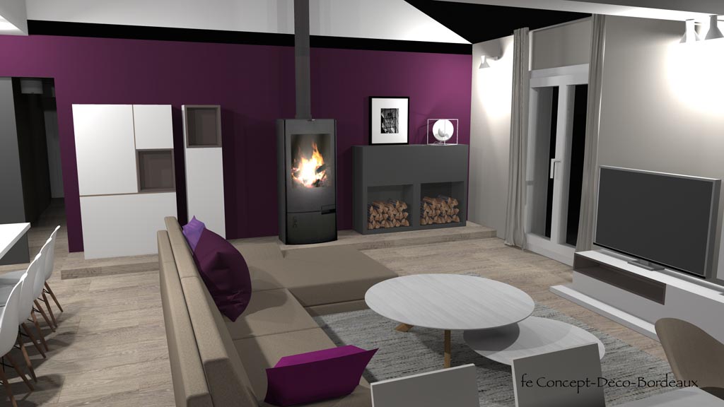 Création et décoration d'une cuisine et d'une salle de bain